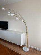 Vloerlamp marmer voet staande lamp, Ophalen, Zo goed als nieuw, Glas, 150 tot 200 cm
