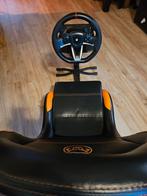 Qware race seat met Hori overdrive wheel en pedalen XBOX., Spelcomputers en Games, Spelcomputers | Xbox | Accessoires, Ophalen