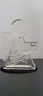 Vintage MCM Wiesenthal Hutte helderglazen engelkaarshouder, Antiek en Kunst, Antiek | Glas en Kristal, Ophalen of Verzenden