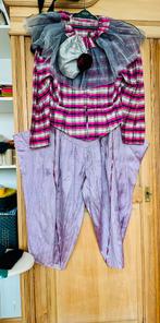 Pierrot pak met kraag en hoedje, zuiver zijde, Ophalen of Verzenden, Zo goed als nieuw, Maat 36 (S)