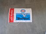 Esso goede vaart vlag v.d.linden, Verzamelen, Merken en Reclamevoorwerpen, Ophalen of Verzenden, Zo goed als nieuw, Reclamebord