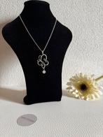 M263/SCROEPELS Zilveren Vlinder Ketting DENEMARKEN, Sieraden, Tassen en Uiterlijk, Kettingen, Gebruikt, Verzenden, X, Zilver