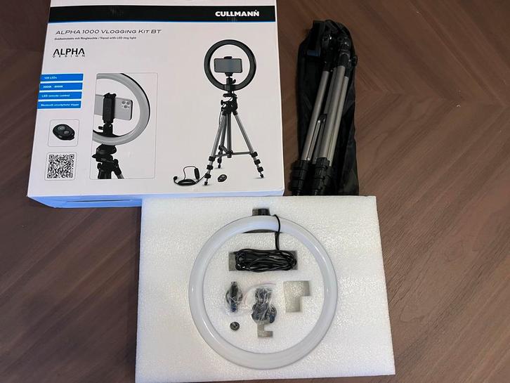 Cullmann Alpha 1000 Vlogging Kit - Nieuw!, Audio, Tv en Foto, Fotografie | Flitsers, Nieuw, Overige merken, Ophalen of Verzenden