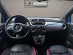 Fiat 500C 1.2 Sport 2014 BLAUW | Cabrio | Leder | Airco, Auto's, Voorwielaandrijving, Gebruikt, 4 cilinders, Cabriolet