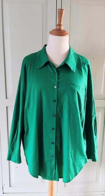 New Collection appelgroene stretch blouse maat 46 beschikbaar voor biedingen