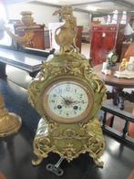 Oer 10487 aardewerk "boulle style" klokje, Ophalen