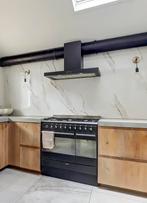 SMEG Gasfornuis SNL926MA8 – 90 cm, 6 pitten, 2 ovens, Ophalen, Gebruikt, Zwart