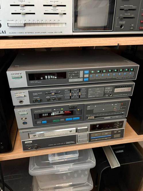 Sony V7 midiset voor restauratie, Audio, Tv en Foto, Stereo-sets, Gebruikt, Cassettedeck, Cd-speler, Tuner of Radio, Sony, Losse componenten