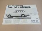 Reclame (uit oud tijdschrift) DAF 55 Stationcar (1972), Verzamelen, Auto's, Gebruikt, Verzenden