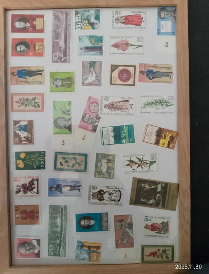 Collectie Duitse postzegels in lijst, Postzegels en Munten, Postzegels | Nederland, Postfris, T/m 1940, Ophalen of Verzenden