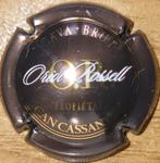 Spaanse cavacapsule ORIOL ROSSELL bruin & goud nr 7509 ZELDZ, Verzamelen, Wijnen, Nieuw, Witte wijn, Ophalen of Verzenden, Spanje