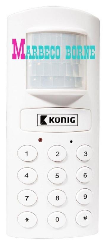 Alarm met bewegingsdetector en telefoonkiezer beschikbaar voor biedingen