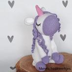 Handgemaakte knuffel eenhoorn, Ophalen of Verzenden, Nieuw