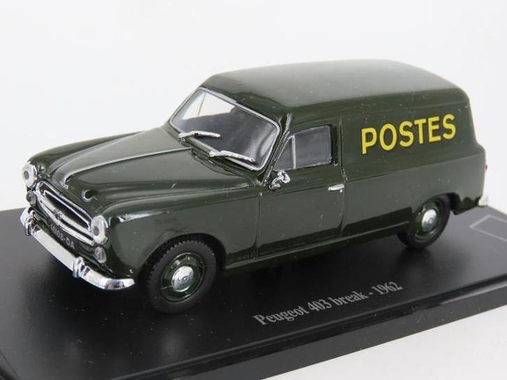 28067: Peugeot 403 Break - Postes - 1962, Hobby en Vrije tijd, Modelauto's | 1:43, Nieuw, Auto, Overige merken, Ophalen of Verzenden