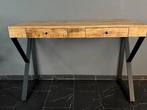 Mangohout Wandtafel / Bureau, Huis en Inrichting, Ophalen, Zo goed als nieuw