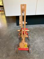Houten Kraan-Loopfiets Vintage Speelgoed, Ophalen