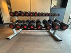 Compleet Dumbbell Rek + Halterbank, Ophalen, Overige typen, Armen, Zo goed als nieuw