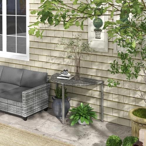 Balkontafel / Muurtafel halfrond (nieuw), Tuin en Terras, Tuinmeubel-accessoires, Nieuw, Ophalen of Verzenden