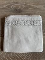 Ledikant laken wit met biesje 115x150cm, Ophalen of Verzenden, Zo goed als nieuw, Wit, Jongetje of Meisje