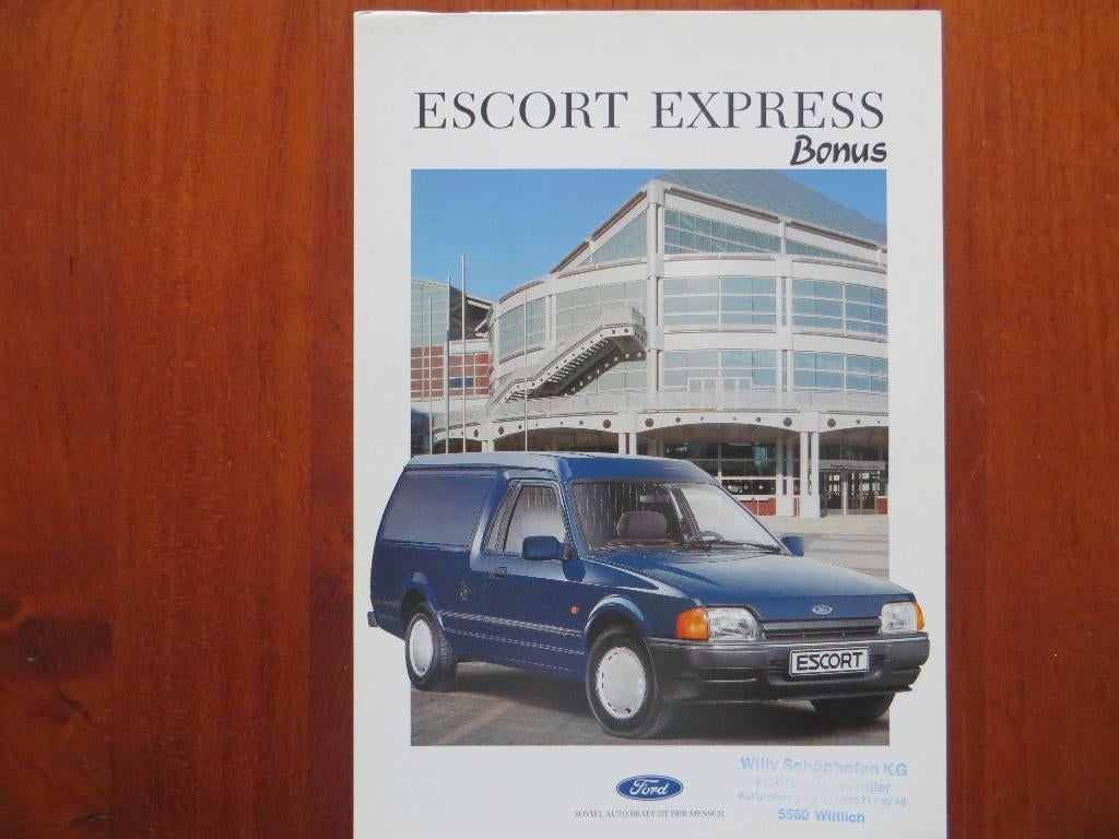 Ford Escort Express Bonus (sept. 1989), Ophalen of Verzenden, Nieuw, Ford