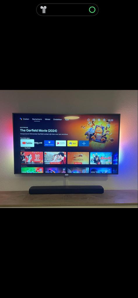Philips Ambilight TV 55 inch - Smart TV, Audio, Tv en Foto, Televisies, Gebruikt, LCD, 100 cm of meer, 4k (UHD), Philips, 50 Hz