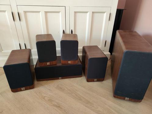 q acoustics 5.1, Audio, Tv en Foto, Luidsprekers, Zo goed als nieuw, Complete surroundset, 120 watt of meer, Overige merken, Ophalen