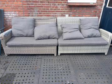 Loungeset tuinbank 2-zits beschikbaar voor biedingen