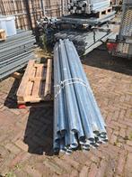 Hekwerk palen, Tuin en Terras, Tuinhekken en Hekwerk, Ophalen, Zo goed als nieuw, IJzer, Dubbelstaafmat hekwerk