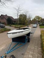 Zeilboot 6M + 5pk motor + Trailer + diverse toebehoren, Watersport en Boten, Open zeilboten, Ophalen, Gebruikt, 6 meter of meer