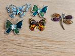 Diverse vlinder broches, Sieraden, Tassen en Uiterlijk, Antieke sieraden, Ophalen of Verzenden, Overige materialen, Broche
