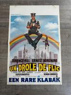 Vintage filmposter Terence Hill Supersnooper Belgie jaren 80, Ophalen of Verzenden, Gebruikt, A1 t/m A3, Film en Tv
