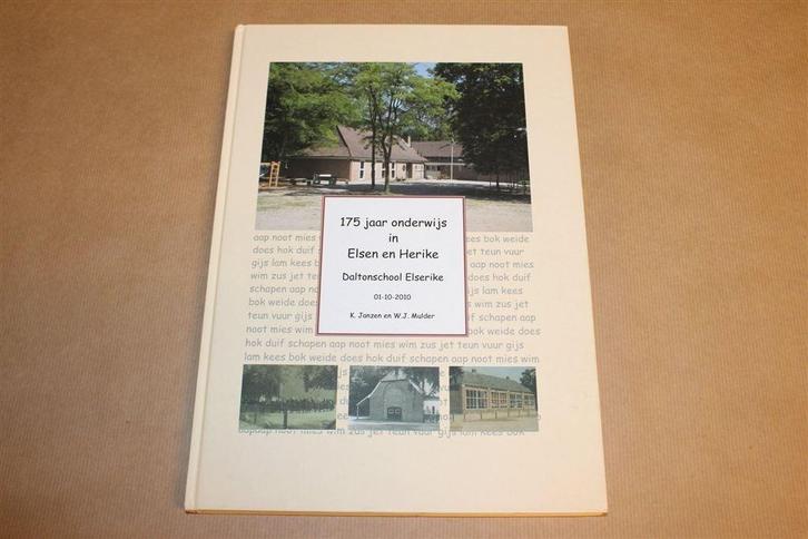 Zeldzaam Jubileumboek 175 Jaar Onderwijs Elsen & Herike, Boeken, Geschiedenis | Stad en Regio, Zo goed als nieuw, Ophalen of Verzenden
