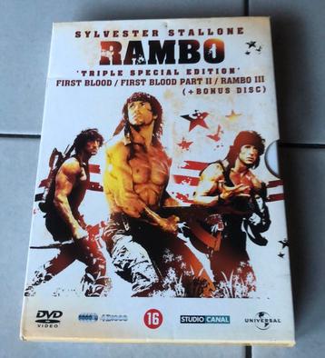 Rambo triple special edition zgan dvd box beschikbaar voor biedingen