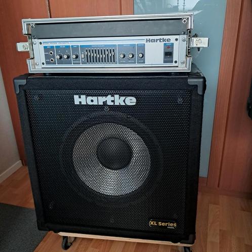 HARTKE HA 2500 + flightcase en 115 XL bass cabinet+hoes, Muziek en Instrumenten, Versterkers | Bas en Gitaar, Zo goed als nieuw