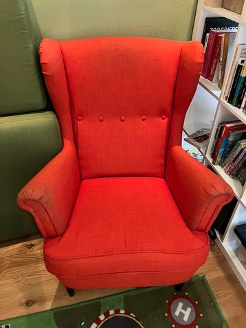 Strandmon stoel oranje rood. beschikbaar voor biedingen