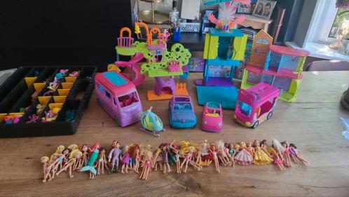 Grote set van Polly Pocket!, Kinderen en Baby's, Speelgoed | Poppen, Gebruikt, Overige typen, Ophalen of Verzenden