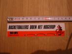 sticker bi-fi pocketworstje - basketballers doen het hogerop, Ophalen, Zo goed als nieuw, Bedrijf of Vereniging