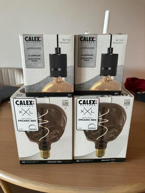 Calex lampen set, Huis en Inrichting, Lampen | Hanglampen, Zo goed als nieuw, Minder dan 50 cm, Ophalen of Verzenden