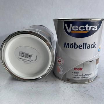 Vectra Meubellak voor Binnen Verf Lak Mat Wit 750ml beschikbaar voor biedingen