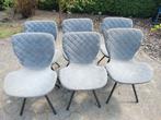 6 grijze eetkamerstoelen, gratis, Huis en Inrichting, Stoelen, Ophalen, Gebruikt, Grijs, Vijf, Zes of meer stoelen