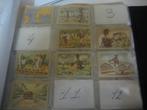 420 chromos van jacques chocolade 195 in map 5x7 cm 125 los, Ophalen of Verzenden, Zo goed als nieuw, Prentenboek