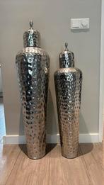 Metalen vazen ca. 83 en 100 cm, Ophalen, Zo goed als nieuw, Overige kleuren, 75 cm of meer
