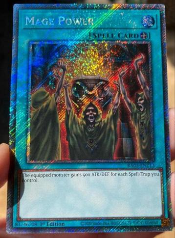 Yu-Gi-Oh! Mage Power RA03 1st Ed M/NM ! beschikbaar voor biedingen