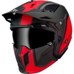 HELM MT STREETFIGHTER SV MAAT S MOTOR/BROMMER rood zwart, Nieuw, Small, Ophalen of Verzenden