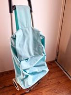 Boodschappentrolley, Sieraden, Tassen en Uiterlijk, Tassen | Reistassen en Weekendtassen, Wieltjes, 30 cm of meer, Gebruikt, Blauw