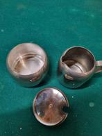 Melk en suiker pot rvs, Ophalen of Verzenden, 'T Olde Gre-j, Info@toldegrej.nl, Endepoelstraat 20f Didam