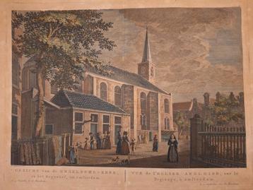 Antieke Kleurengravure Amsterdam beschikbaar voor biedingen