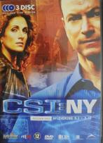 3 DVD Detective CSI: NY seizoen 3 afl. 3.1-3.12, ZGAN., Vanaf 12 jaar, Ophalen of Verzenden, Zo goed als nieuw, Detective en Krimi