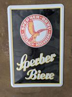 Sperber Bier schild, Ophalen of Verzenden, Zo goed als nieuw, Reclamebord, Plaat of Schild, Overige merken