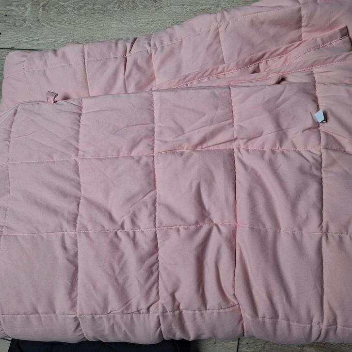 Verzwaringsdeken wasbaar 8kg, Huis en Inrichting, Slaapkamer | Beddengoed, Zo goed als nieuw, Deken of Dekbed, Overige maten, Roze